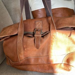 Vintage LLBean leather tote